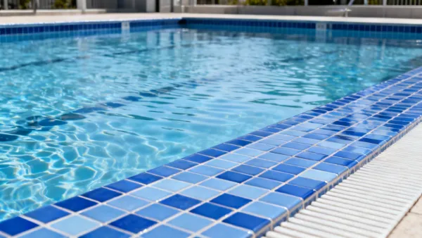 Pool and aquatic facility tile